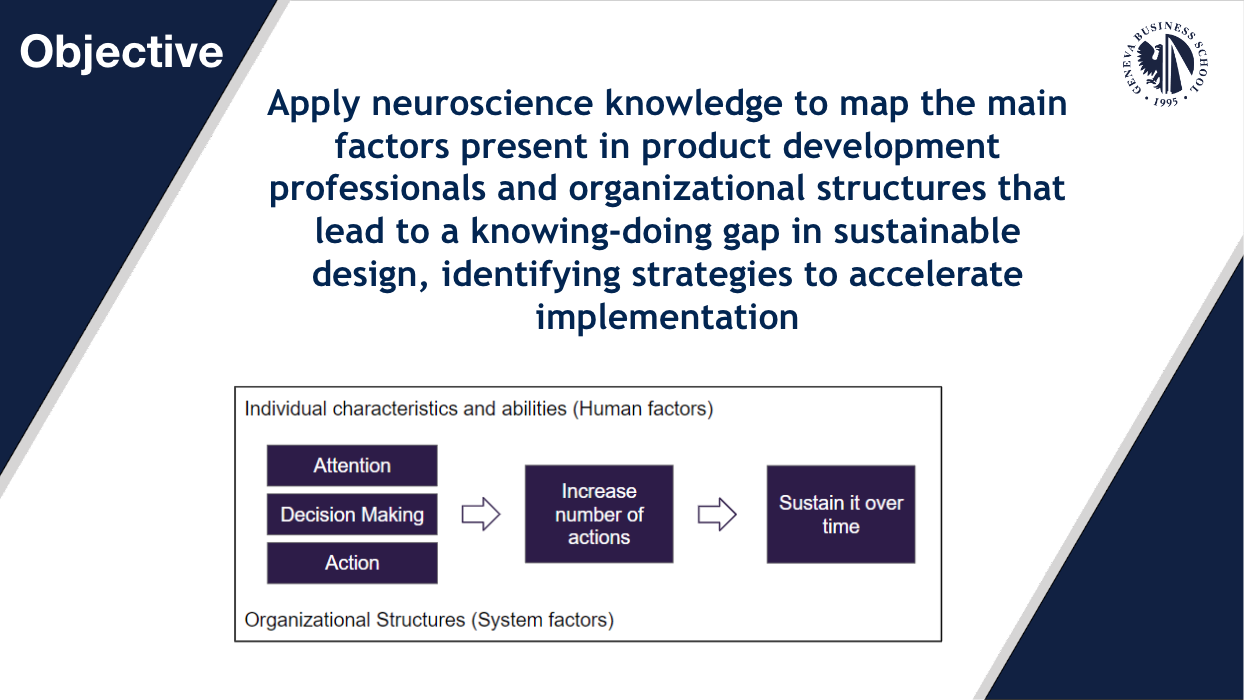 Claudia Tridapalli DBA research - Objective