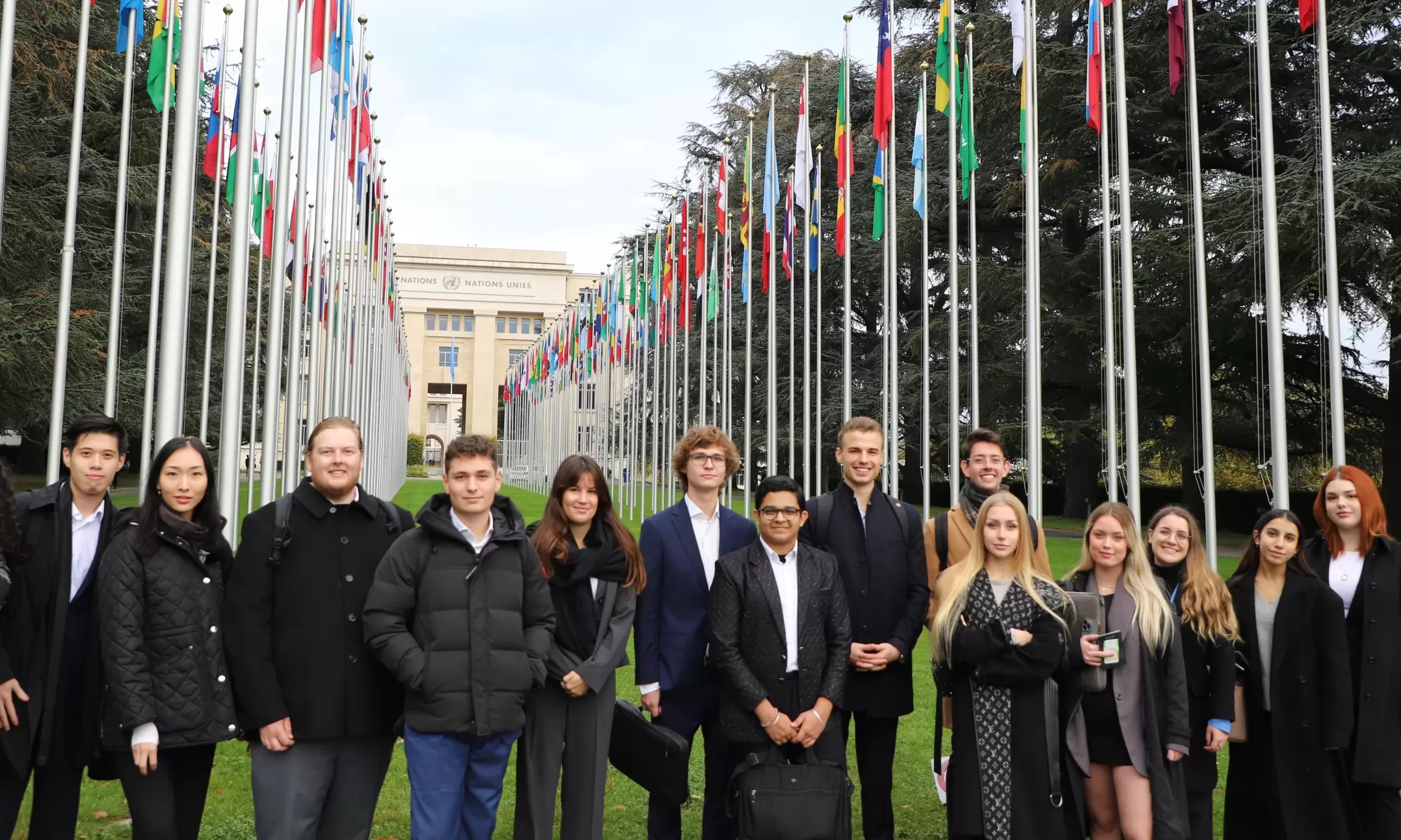 International students at the UN